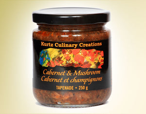 Kurtz Cabernet and Mushroom Tapenade