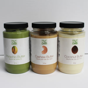 Fruit of the Land Unique Nut Butter Trio