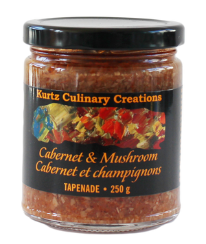 Kurtz Cabernet and Mushroom Tapenade