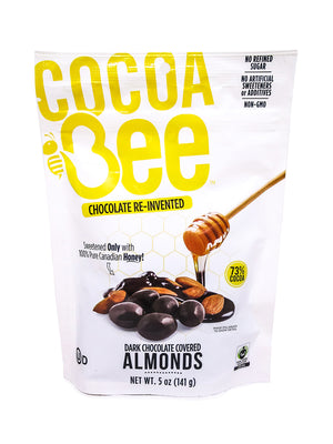 Cocoa Bee Dark Chocolate Covered Almonds